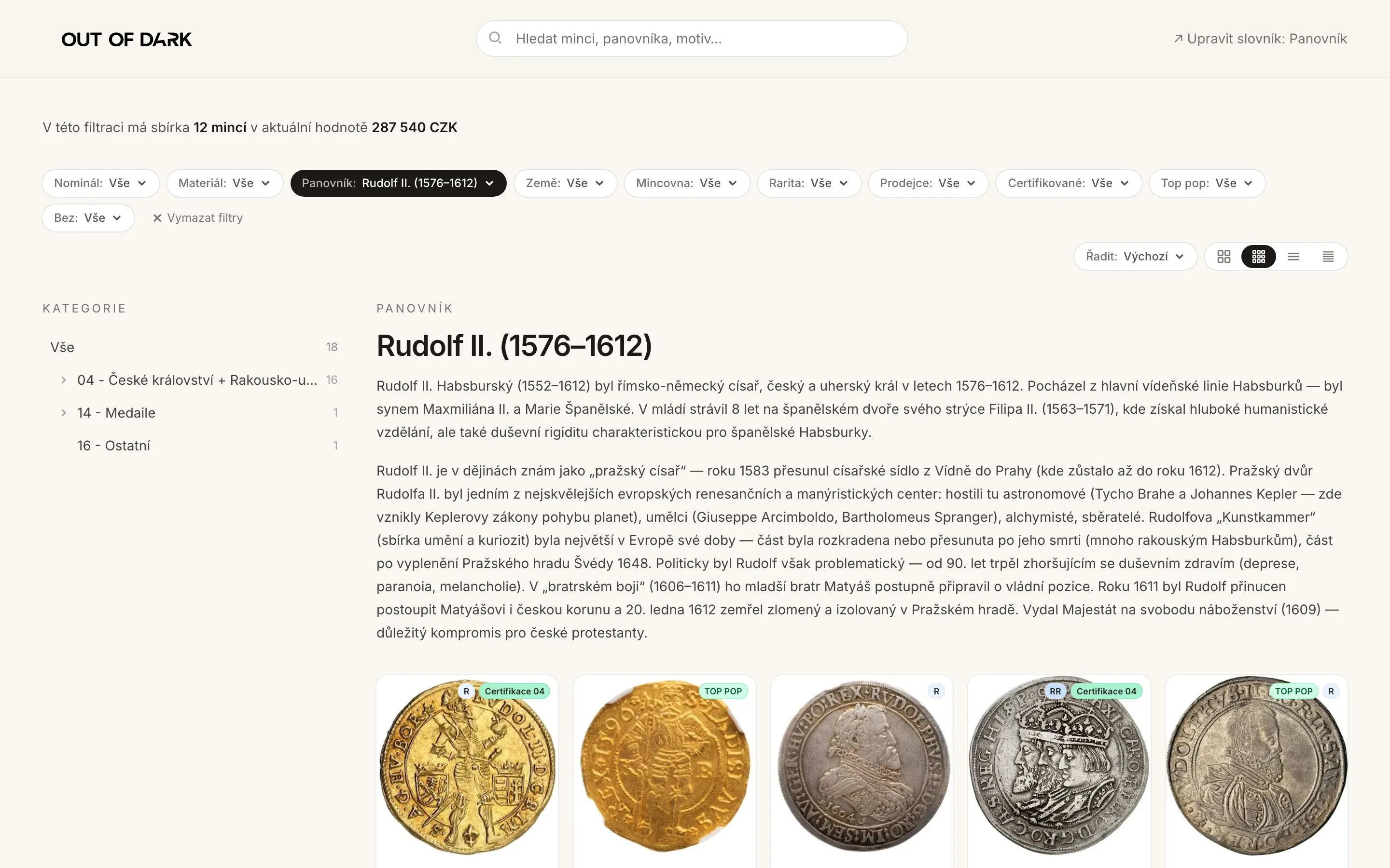 Moderní katalog